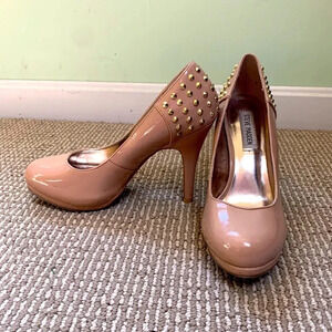 Steve Madden Gold Studded Heels
